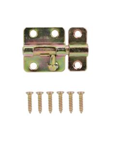 2" Satin Brass Steel Barrel Bolt
