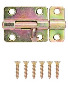2-1/2" Satin Brass Barrel Bolt