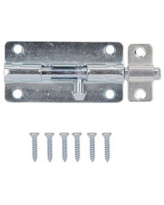 4" Zinc Plated Lockable Barrel Bolt
