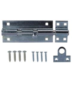 7-1/2" Heavy Duty Zinc Plated Lockable Barrel Bolt