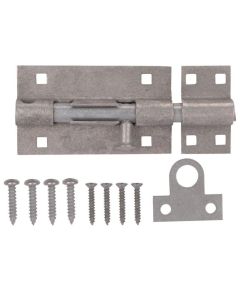 6" Galvanized Lockable Barrel Bolt