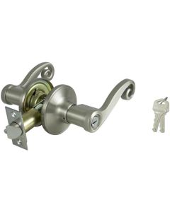 L6 Savannah Tubular Entry Leverset - Satin Nickel
