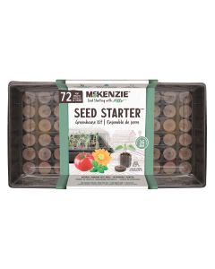 McKenzie Jiffy Greenhous 72 Peat Pellet Seed Starter Kit