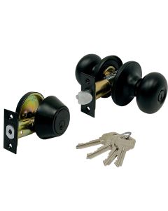 ProSource Combo Lockset Matte Black
