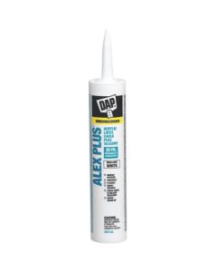 DAP 74250 Alex Plus 10.1-oz White Acrylic Latex Caulk
