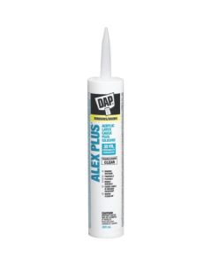 DAP 74252 Alex Plus 10.1-oz Clear Acrylic Latex Caulk