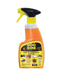 Goo Gone 2096 Goo and Adhesive Remover, Gel, Orange, 12 oz Spray Bottle