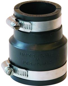 FERNCO 2" x 1-1/2" Rubber Coupling