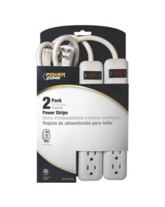 2-pack 6 Outlet Power Bars