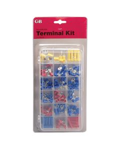 GB TK-175 Solderless Wire Connector/Terminal Kit, Assorted, 175-Piece, For 22 to 10 AWG Wire