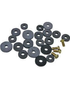Prosource 24pc Faucet Washer Flat Rub  Assortment