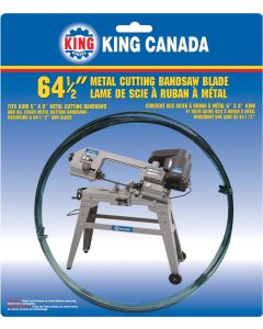 King Canada 64-1/2" x 10TPI Bandsaw Blade