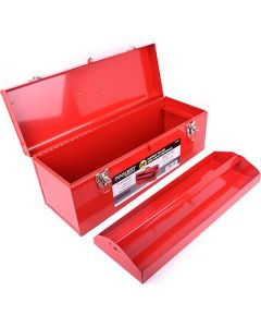 24” Red Steel  Toolbox with Tray