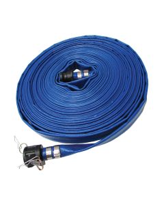1.5" x 100' Blue Discharge Hose 