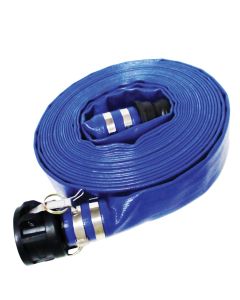 2” x 100’ Discharge Hose with Poly Fittings