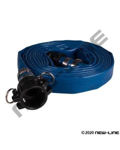2” x 50’ Discharge Hose with Poly Fittings 