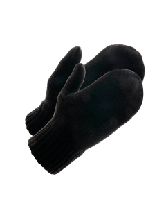 Black Knit Mitt
