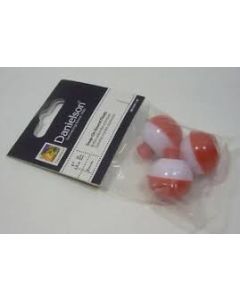 3pk 3/4" Red/White Floats
