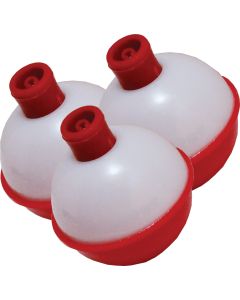 3pk 1” Red/White Snap On Float