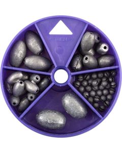 Danielson 55pc Egg & Split Shot Sinkers
