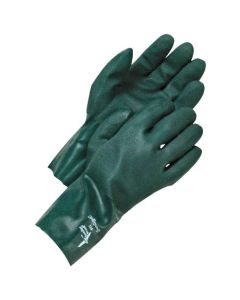 Green PVC Dipped Gloves