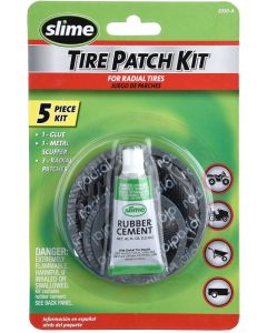 Slime 5pc Deluxe Tire Patch Kit