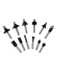 12-piece Carbide Router Bit Set