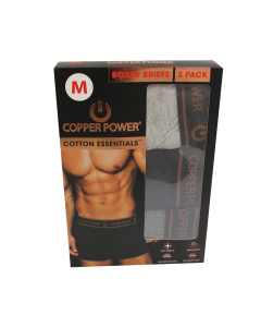 Copper Power 3-Pack Men's Boxer Briefs