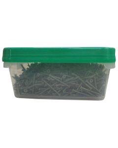 #8 x 2-1/2-inch Green Deck Screws