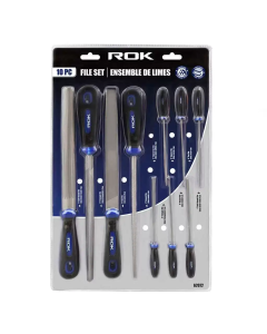 ROK 10-Piece High Carbon Steel File Set