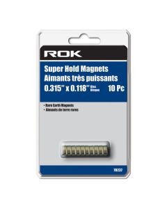 Rok 10-Piece Rare  Earth Disc Magnets