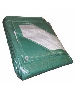 WASP 9-mil INDUSTRIAL GRADE REVERSIBLE Green/White Poly Tarp