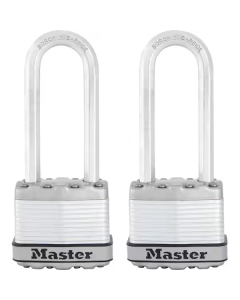 MasterLock 2-Pack 1-3/4" Padlock with 2.5" Shackle