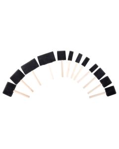 12-Piece Foam Brushes Set