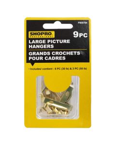 9 PC L- Picture Hangers
