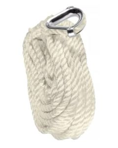 3/8" x 100' White Anchor Line