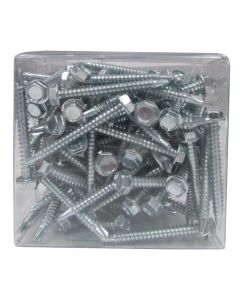 100-pack #8 x 3/4-inch Hex Self-Drilling Screws