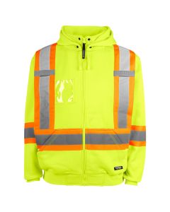 Terra Hi-Vis Yellow Fleece Hoodie