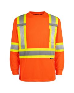 Terra HI-VIS LONG SLEEVE T-SHIRT Orange