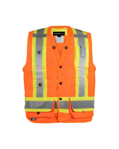 Terra Hi-Viz Orange Surveyor’s Vest