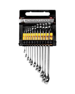 Performance Tool W1061 11-piece SAE CrV Combo Wrench Set